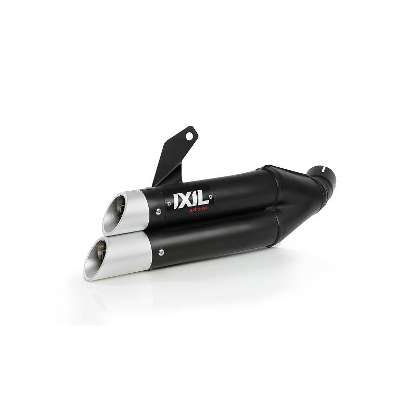 IXIL for BENELLI TORNADO 302 R 21-22 - SLIP ON SILENCER - DUAL HYPERLOW BLACK XL