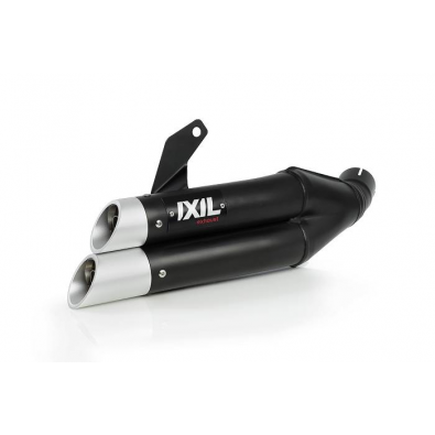 IXIL for HYOSUNG GD 250 EXIV - SLIP ON SILENCER - DUAL HYPERLOW BLACK XL