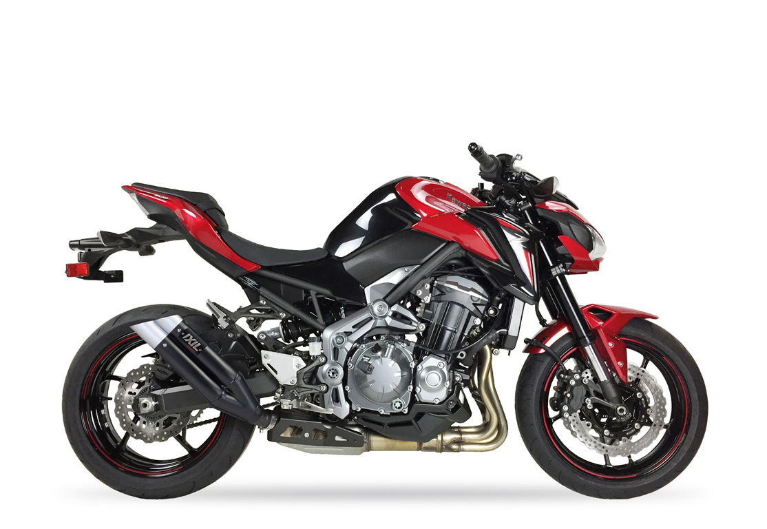 IXIL for KAWASAKI Z 900 A2 20-24 (ZR900H ZR900HA2 ZR900P ZR900PA2) - SLIP ON SILENCER - DUAL HYPERLOW BLACK XL