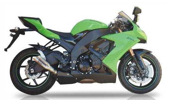 IXIL for KAWASAKI ZX-10 R 08-10 (ZXT00E) - SLIP ON SILENCER - DUAL HYPERLOW