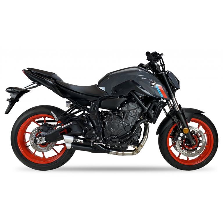 IXIL for YAMAHA XSR 700 21-23 (RM36 RM37) - FULL SYSTEM - DUAL HYPERLOW BLACK XL