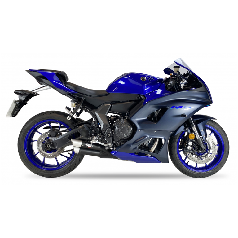 IXIL for YAMAHA YZF 700 R7 A2 21-24 (RM40) (35 KW) - FULL SYSTEM - DUAL HYPERLOW BLACK XL