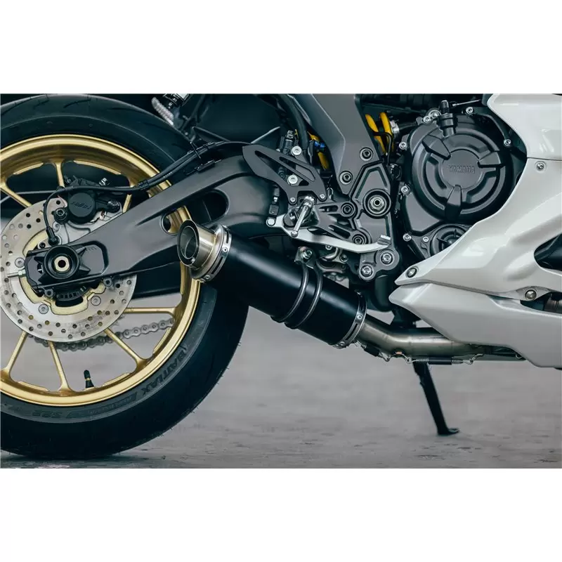 KGL Racing uitlaat Yamaha R7 '22-> - THUNDER TITANIUM BLACK