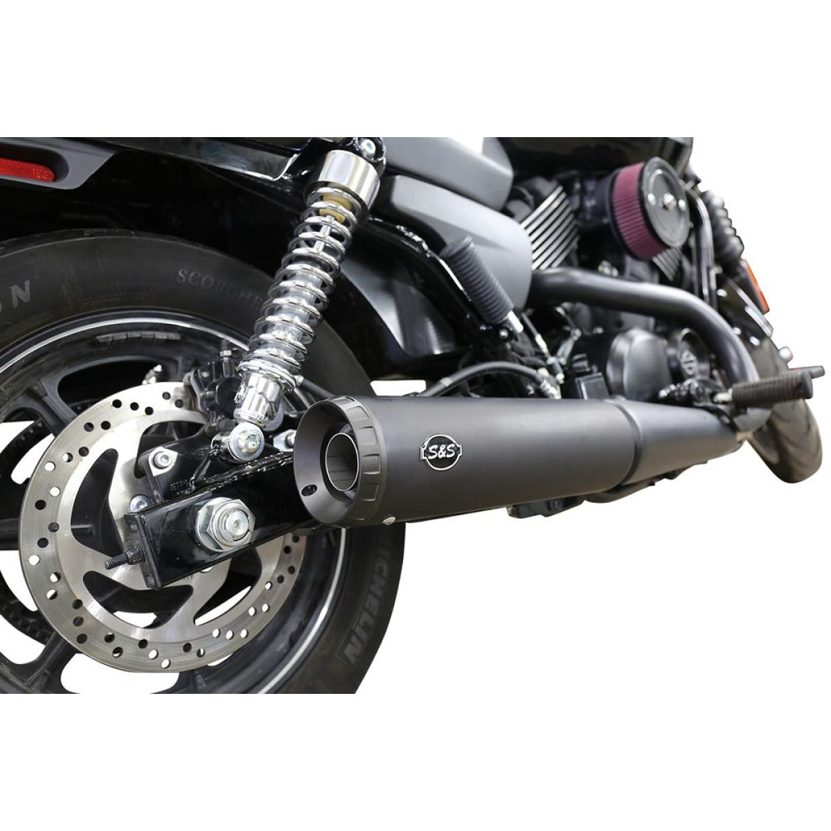 S&S CYCLE Exhaust MUFFLER SLIP ON 4” GRAND NATIONAL - HD XG 500/750 / Street Rods 14-17 - Klik op de afbeelding om het venster te sluiten