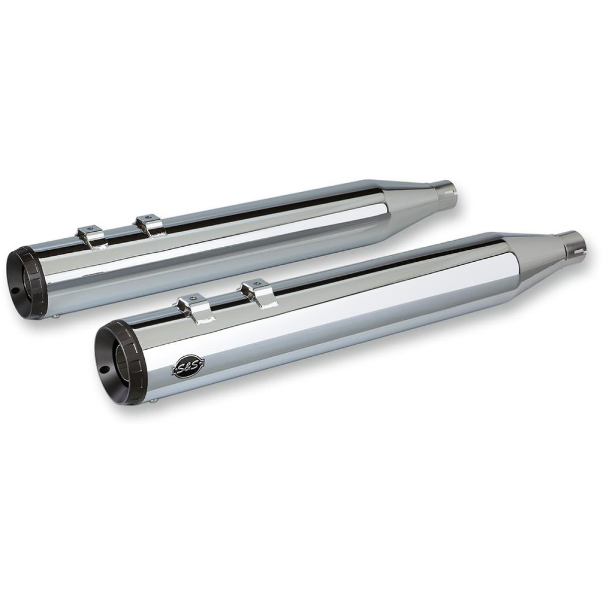 S&S CYCLE Exhaust MUFFLERS GRAND NATIONAL SLIP-ON CHROME - 95-16 HD Touring Models