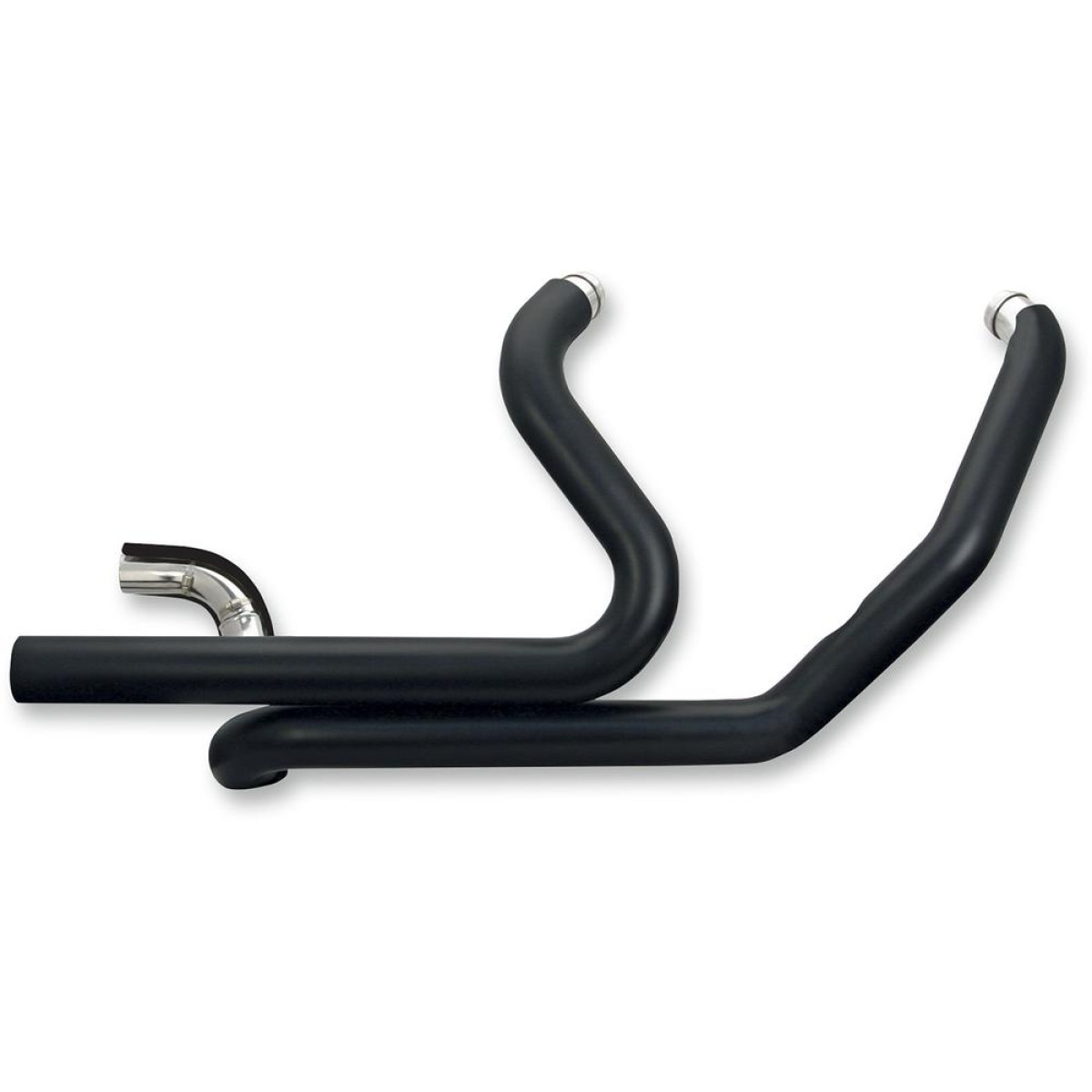 S&S CYCLE Exhaust HEADER DUAL SYSTEM BLACK - 95-08 HD Touring Models - Click Image to Close