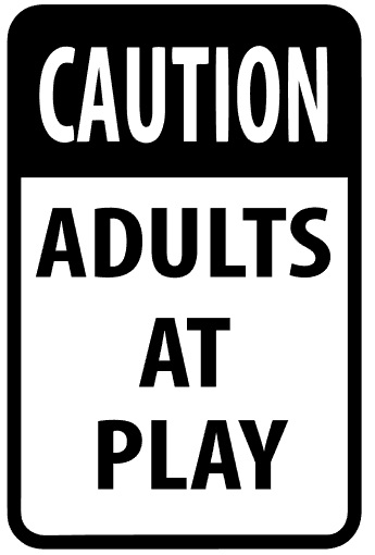 Panneaux métalliques parking 22 cm x 30 cm - ADULTS AT PLAY Panneaux métalliques parking 22 cm x 30 cm - ADULTS AT PLAY