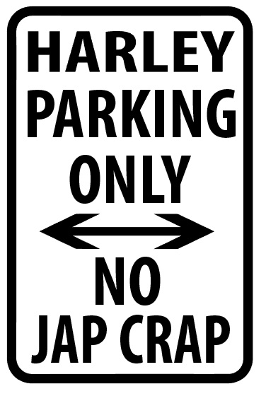 Panneaux métalliques parking 22 cm x 30 cm - HARLEY Parking Only Panneaux métalliques parking 22 cm x 30 cm - HARLEY Parking Only
