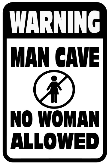 Panneaux métalliques parking 22 cm x 30 cm - MAN CAVE NO WOMAN ALLOWED Panneaux métalliques parking 22 cm x 30 cm - MAN CAVE NO WOMAN ALLOWED