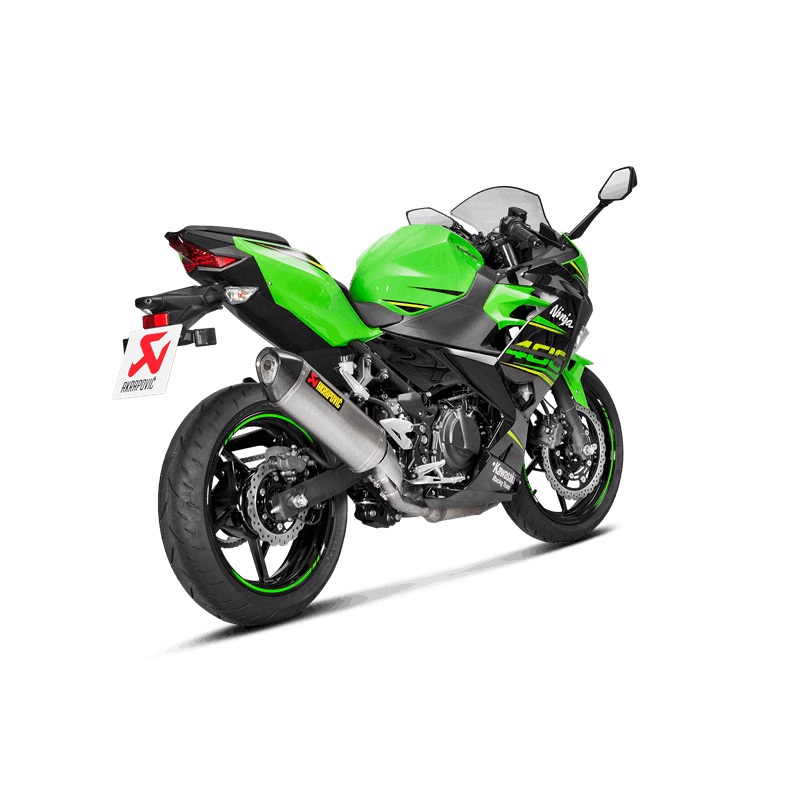 Ligne d'echappement Spark inox Konix pour Kawasaki Ninja 400 18-22